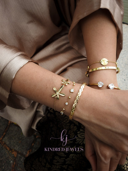 [SG] Intan Bezel Bracelet | Kindred Jewels