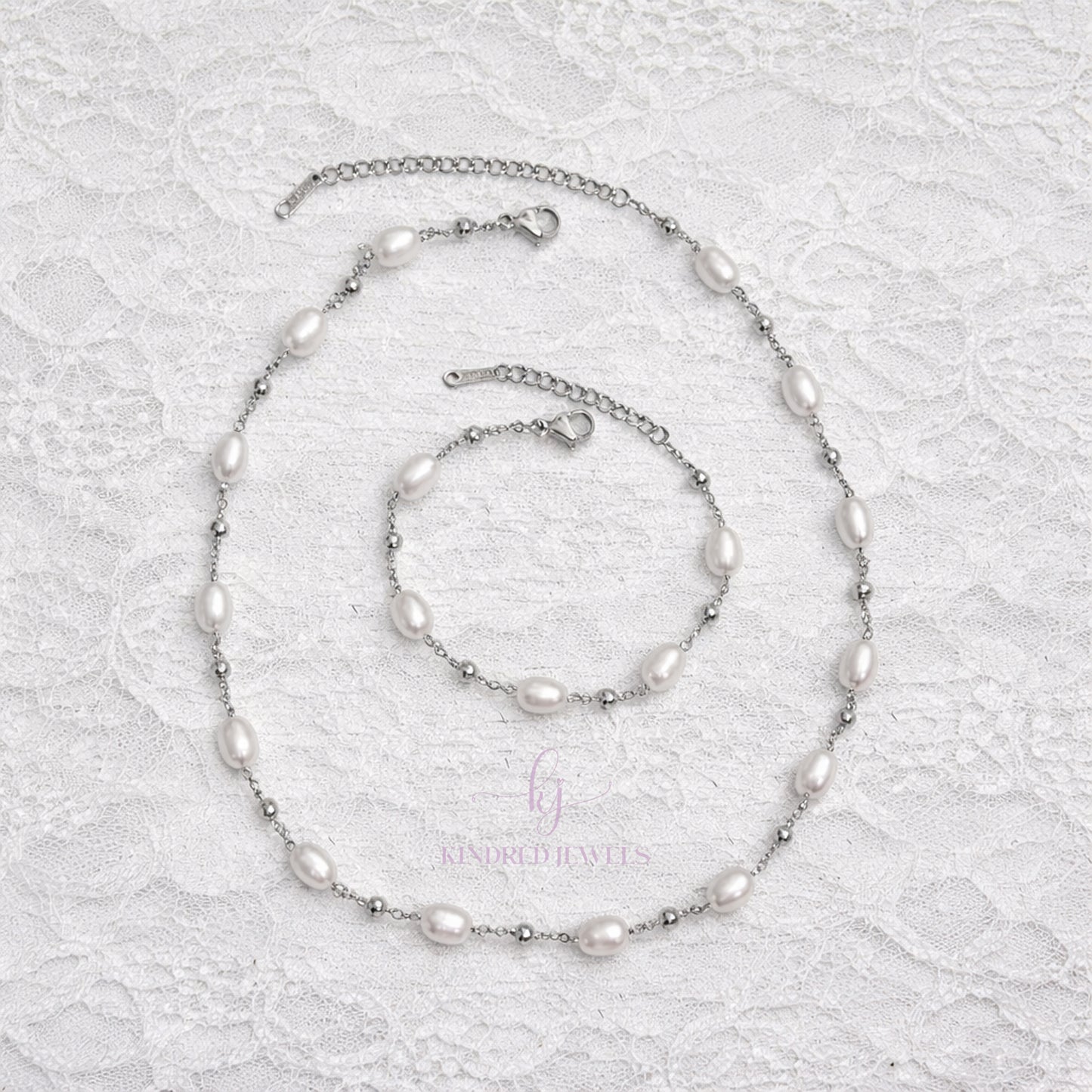 [SG] Aurielle Pearl Necklace | Kindred Jewels