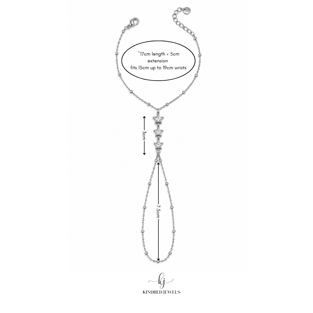 [SG] Twinkling Star Handchain | Kindred Jewels